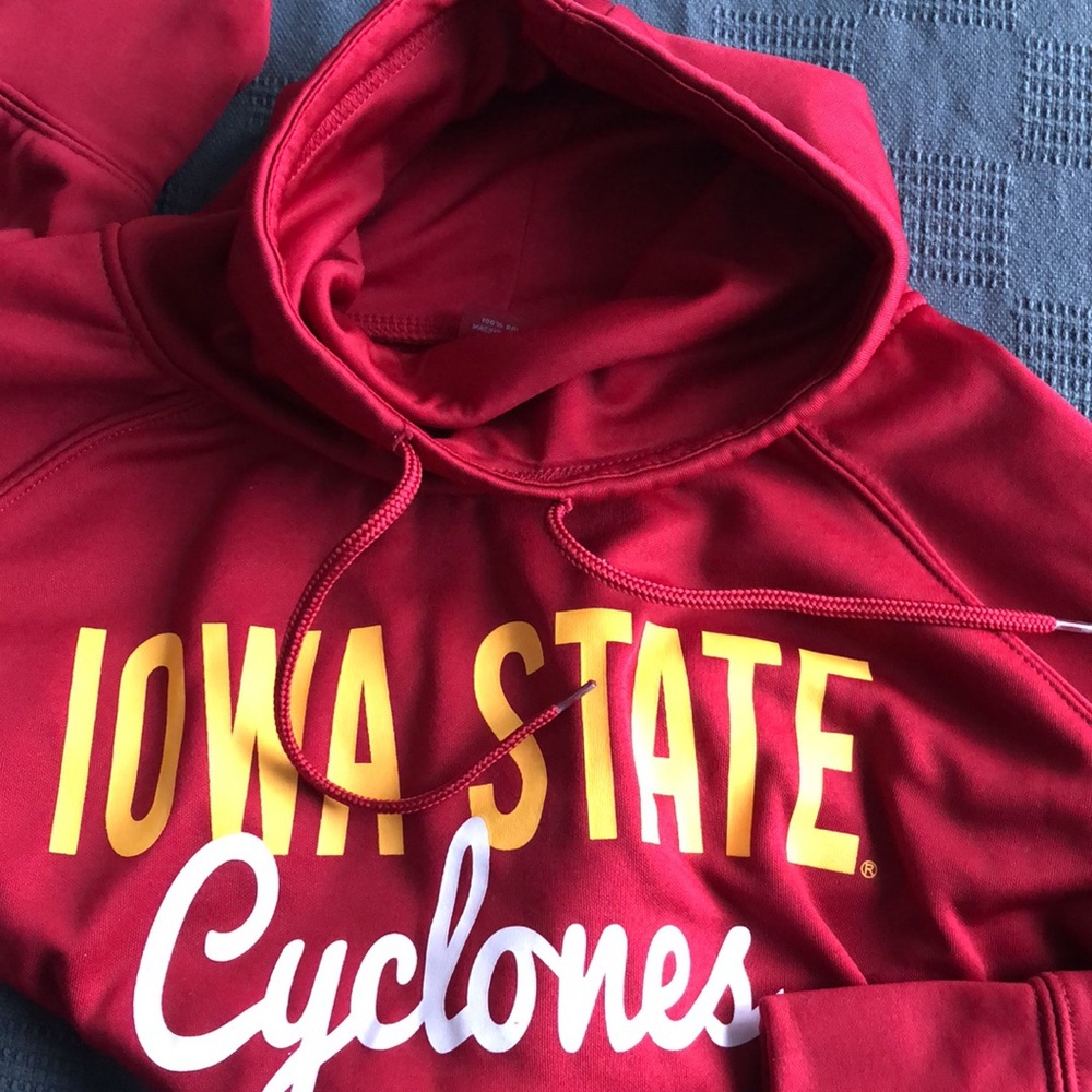 Iowa State Cyclones ISU High Neck Turtle Neck M  Women Fitted Sweatshirt Crimson